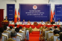 Đại hội đại biểu lần thứ IV của Hội Khmer-Việt Nam tại Campuchia (KVA). (Ảnh: ĐINH TRƯỜNG)