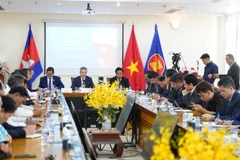 Tọa đàm “Đảng Cộng sản Việt Nam trong kỷ nguyên phát triển mới” do Đại sứ quán Việt Nam tại Campuchia tổ chức ngày 8/1/2026. (Ảnh: ĐINH TRƯỜNG)