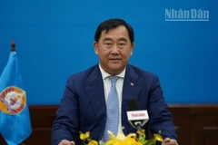 Phó Trưởng Ban thứ nhất Ban Đối ngoại Trung ương Đảng Nhân dân Campuchia Sous Yara. (Ảnh: ĐINH TRƯỜNG)