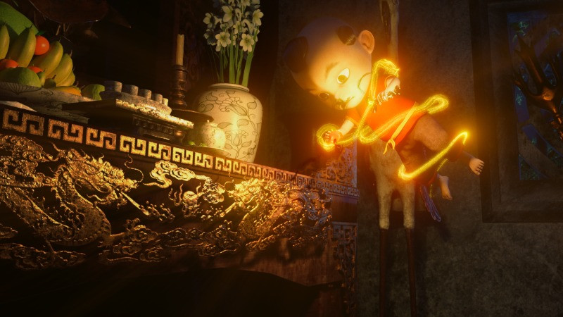 Hình ảnh Cửu Vĩ Hồ xuất hiện trong phim.