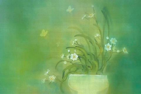 Trích từ tranh lụa của họa sĩ Trương Văn Ngọc.