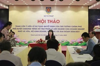 Quang cảnh hội thảo. (Ảnh THU NGỌC)
