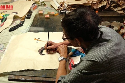 [Video] Tranh Hàng Trống, di sản tranh dân gian Hà Nội