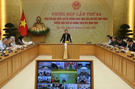 Phó Thủ tướng Trần Hồng Hà chủ trì Phiên họp lần thứ 24 của Ban Chỉ đạo quốc gia về chống khai thác IUU.