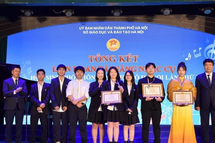 Liên hoan thu hút đông đảo học sinh phổ thông tham gia.