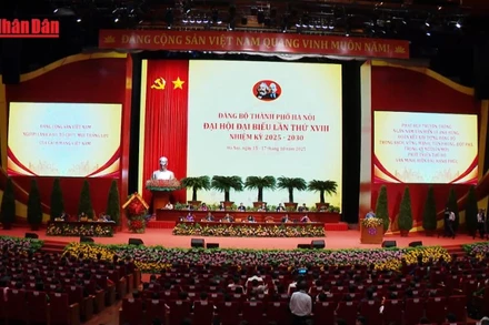 [Video] Bế mạc Đại hội đại biểu Đảng bộ thành phố Hà Nội lần thứ XVIII, nhiệm kỳ 2025-2030