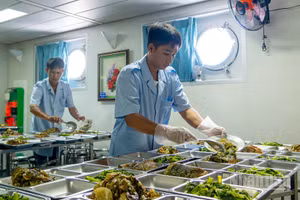 Thành công của chuyến đi, có sự góp công thầm lặng của cán bộ, chiến sĩ làm công tác hậu cần, chăm lo bữa ăn, giấc ngủ, bảo đảm sức khỏe cho các thành viên trong đoàn.