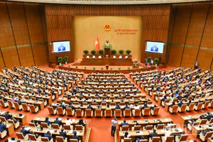 Quang cảnh phiên khai mạc Kỳ họp thứ nhất, Quốc hội khóa XVI.