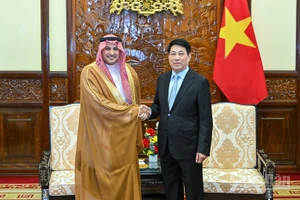 Chủ tịch nước Lương Cường và Đại sứ Saudi Arabia tại Việt Nam Mohammed Ismaeil A.Dahlwy.