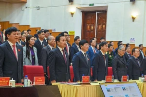 Đại biểu dự kỳ họp 28 của Hội đồng nhân dân tỉnh Điện Biên khóa XV, nhiệm kỳ 2021-2026.