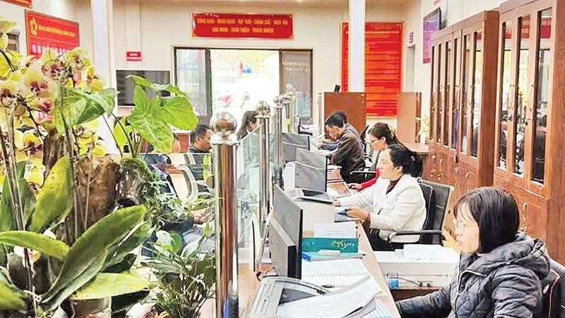 Trung tâm Phục vụ hành chính công xã Việt Tiến, tỉnh Hưng Yên nỗ lực nâng cao chất lượng phục vụ người dân.