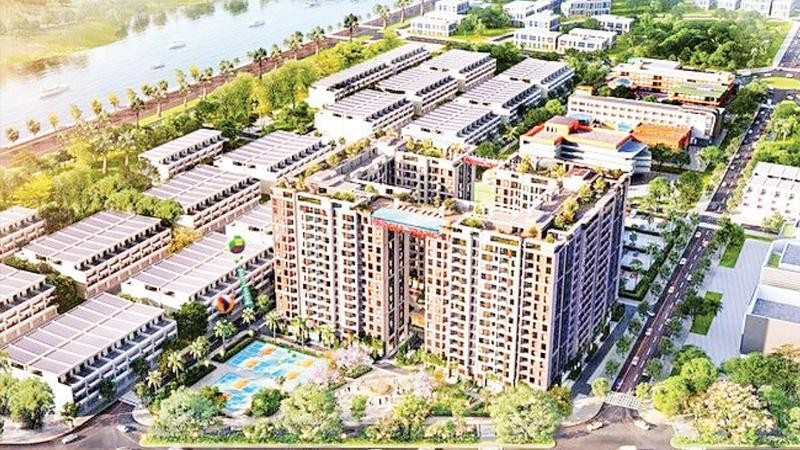 Phối cảnh tổng thể dự án. (Ảnh CTV)