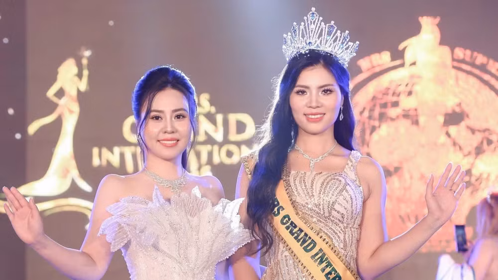 Nguyễn Thị Thưa đăng quang Hoa hậu Quý bà Hòa bình Quốc tế 2025.
