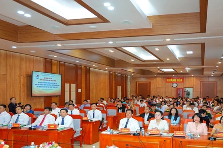 Quang cảnh hội thảo. (Ảnh: NHÂN TÂM) 