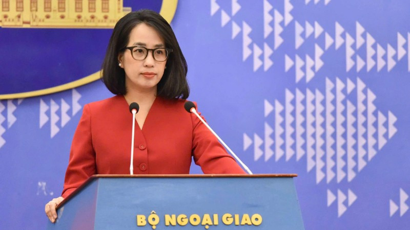 Người phát ngôn Bộ Ngoại giao Việt Nam Phạm Thu Hằng.