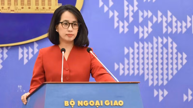 Người phát ngôn Bộ Ngoại giao Việt Nam Phạm Thu Hằng.