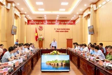 Quang cảnh buổi làm việc.