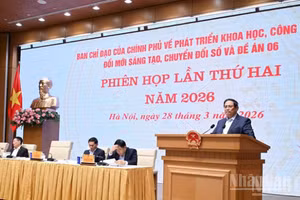 Thủ tướng Phạm Minh Chính chủ trì Phiên họp lần thứ hai của Ban Chỉ đạo. (Ảnh: Trần Hải)