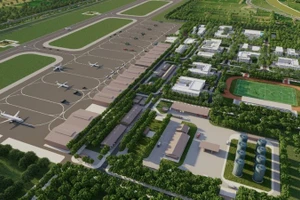 Phối cảnh Cảng hàng không quốc tế Gia Bình. (Nguồn ảnh: Cục Hàng không Việt Nam)