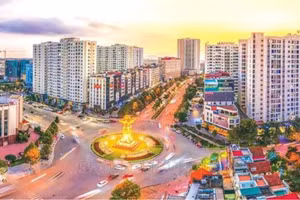Một góc thành phố Bắc Ninh. (Ảnh: Cổng thông tin điện tử tỉnh Bắc Ninh)