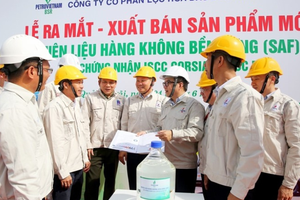 BSR ra mắt và xuất bán lô sản phẩm mới Nhiên liệu hàng không bền vững (SAF)