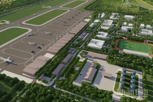 Phối cảnh Cảng hàng không quốc tế Gia Bình. (Nguồn ảnh: Cục Hàng không Việt Nam)