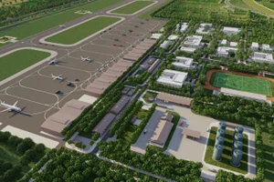 Phối cảnh Cảng hàng không quốc tế Gia Bình. (Nguồn ảnh: Cục Hàng không Việt Nam)