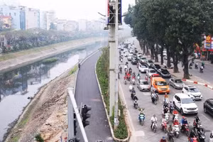 Đoạn giao Phố Giáp Nhất-Nguyễn Trãi lưu thông lại 2 chiều từ ngày 2/7.