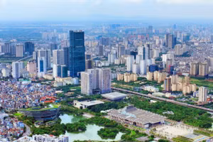 Một góc thành phố Hà Nội.