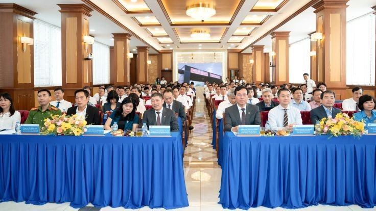 Quang cảnh Hội nghị tổng kết công tác Đảng, hoạt động sản xuất kinh doanh năm 2025 Công ty trách nhiệm hữu hạn một thành viên Petrolimex Sài Gòn.