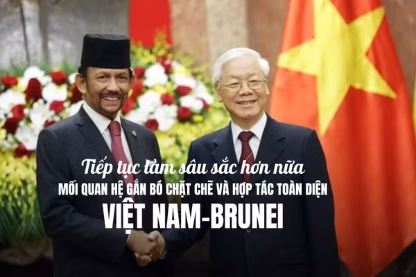 Tiếp tục làm sâu sắc hơn nữa mối quan hệ gắn bó chặt chẽ và hợp tác toàn diện Việt Nam-Brunei