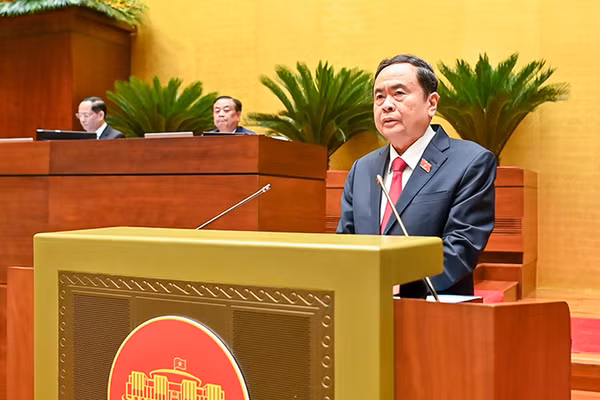 Chủ tịch Quốc hội Trần Thanh Mẫn phát biểu khai mạc Kỳ họp thứ 9, Quốc hội khóa XV.