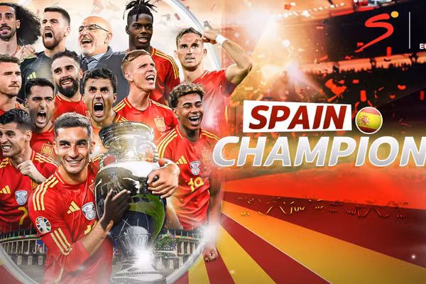 Tây Ban Nha khẳng định sức mạnh tuyệt đối ở kỳ EURO 2024. (Ảnh: SuperSport)