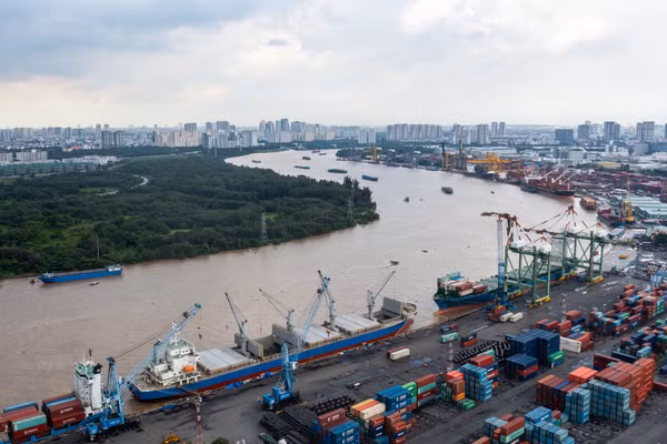 Một góc Thành phố Hồ Chí Minh. (Ảnh: THÀNH ĐẠT)