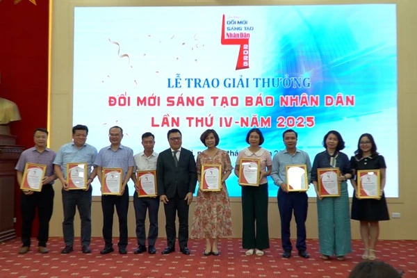 [Video] Lễ trao giải “Đổi mới sáng tạo Báo Nhân Dân lần thứ 4” năm 2025