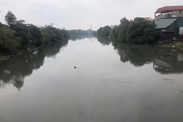 Hệ thống thủy lợi Bắc Hưng Hải chảy qua địa bàn xã Nghĩa Trụ, tỉnh Hưng Yên. (Ảnh: nhandan.vn) 