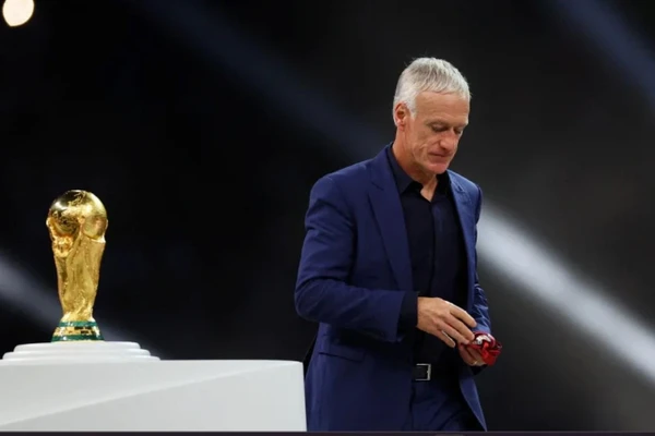 Huấn luyện viên Didier Deschamps đã không thể giúp Pháp lần thứ hai liên tiếp vô địch World Cup. (Ảnh: Reuters)