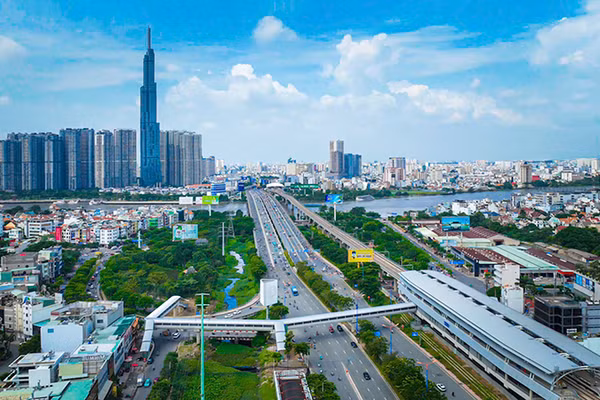 Thành phố Hồ Chí Minh được mệnh danh là thành phố năng động và tràn đầy sức sống. Ảnh: Hoàng Triều