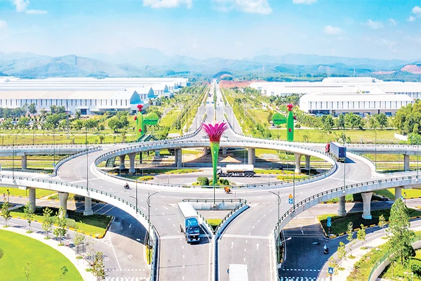 Khu kinh tế mở THACO Chu Lai, tỉnh Quảng Nam. Ảnh: LAN ANH