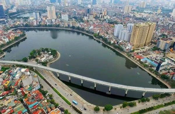 Hồ Hoàng Cầu, quận Đống Đa, Thành phố Hà Nội. (Ảnh minh họa)
