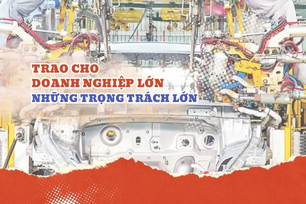 Trao cho doanh nghiệp lớn những trọng trách lớn