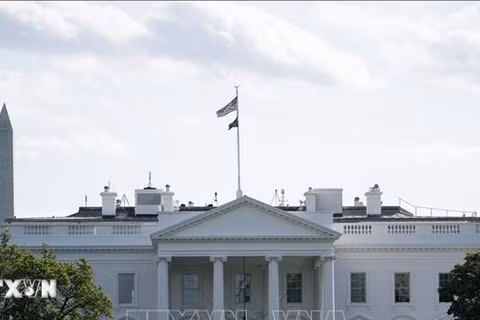 Nhà trắng tại Washington, D.C., Mỹ. (Ảnh: THX/TTXVN)