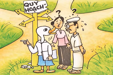 Góc biếm họa: Cảnh giác với “cơn sốt” quy hoạch