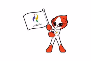 Mascot của Asian Games 2026. 