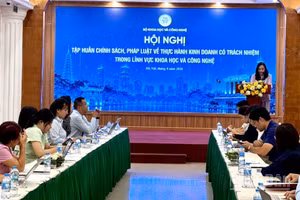 Quang cảnh hội nghị. (Ảnh: ĐỖ THOA)