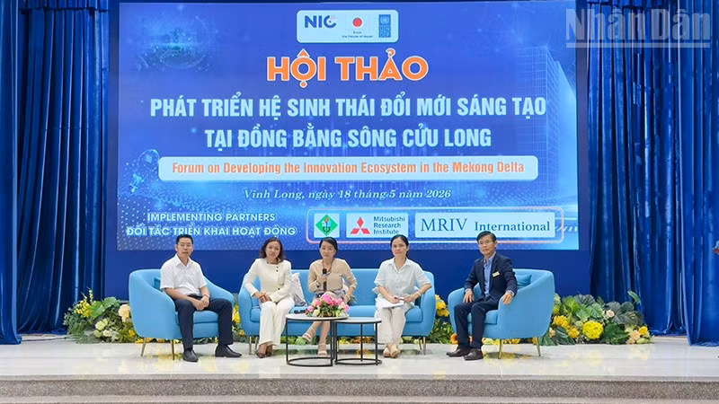 Tọa đàm về đổi mới sáng tạo. 