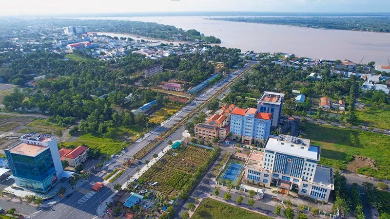 Trung tâm tỉnh Vĩnh Long. 
