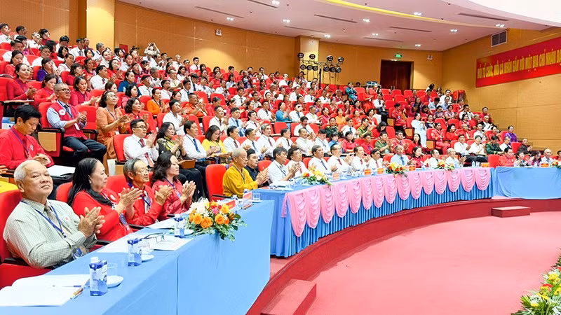 Đại biểu tham dự Đại hội. 