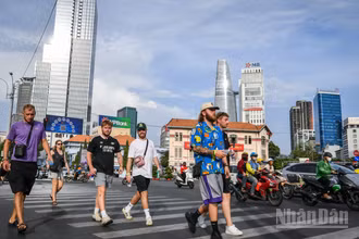 Thành phố Hồ Chí Minh là một trong những điểm đến thu hút đông đảo khách quốc tế tham quan. (Ảnh: THÀNH ĐẠT)