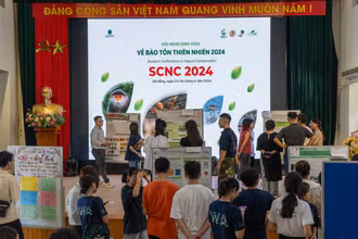 Hội nghị khoa học Sinh viên về bảo tồn thiên nhiên mùa 3 thu hút nhiều sinh viên, nhà bảo tồn trẻ và chuyên gia đầu ngành tham gia. (Ảnh: WildAct)